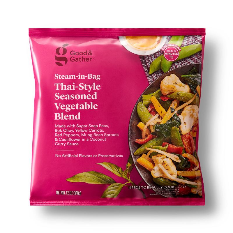 Frozen Thai-Inspired Seasoned Vegetable Blend - 12oz - Good &#38; Gather&#8482;, 1 of 4
