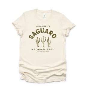 Simply Sage Market Women's Vintage Saguaro National Park  Short Sleeve Graphic Tee - 1 of 2