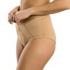 PARFAIT Charlene P5005 High Waist Pretty Modern Vintage Lace Brief - Black - 2 of 4