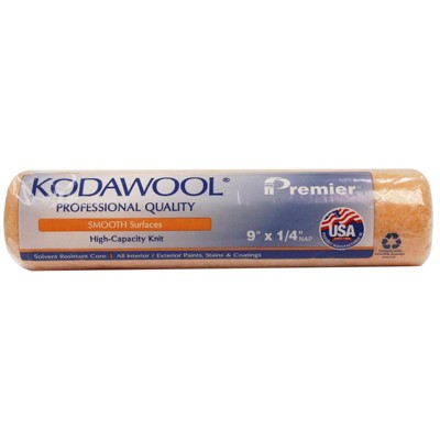 Premier Kodawool Polyester 9 in. W X 1/4 in. Paint Roller Cover 1 pk (Case of 36)