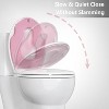 Slow-Close Toilet Seat, Quiet Polypropylene (PP) Toilet Lid with Secure Hinges, Easy to Install & Clean - 4 of 4