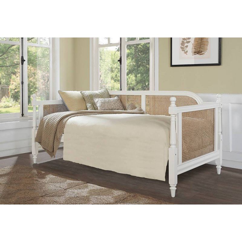 Twin Melanie Upholstered Daybed White Fabric - Hillsdale Furniture, 3 of 19