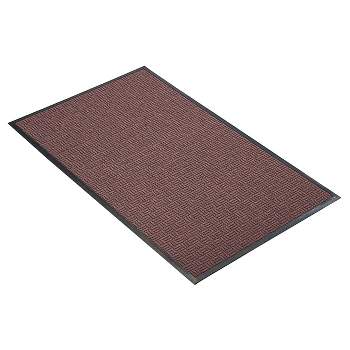 3'x5' Solid Doormat Burgundy - HomeTrax