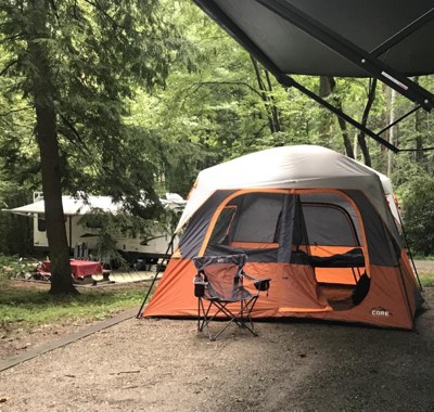 Core Equipment 6 Person Straight Wall Tent - Orange : Target