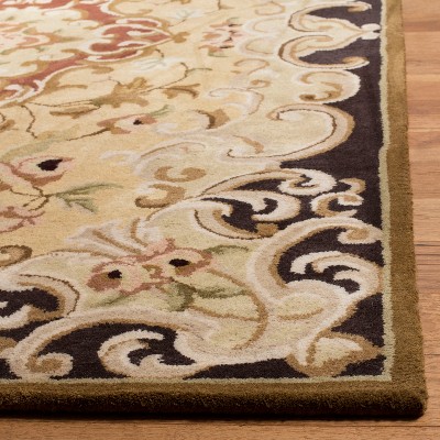 Gold and Cola Hand-Tufted Wool Runner Rug