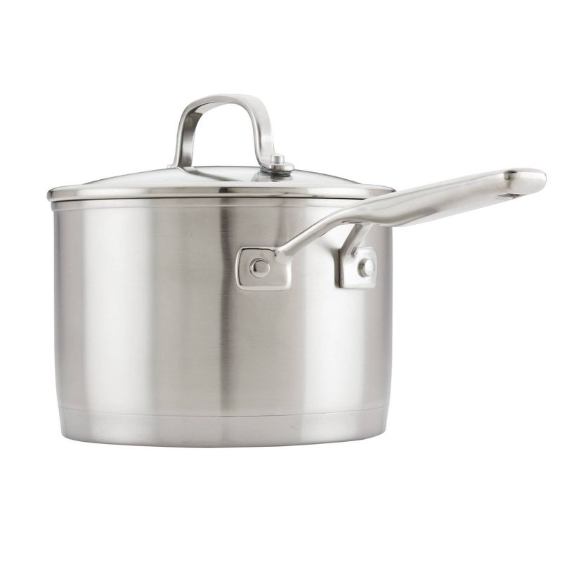 KitchenAid 3qt 3-Ply Blas&#233; Stainless Steel Induction Saucepan with Lid Silver, 3 of 11