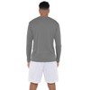 Lindenwood University Adult Sport Long Sleeve Shirt Primary Logo, Athletic Heather - image 2 of 4