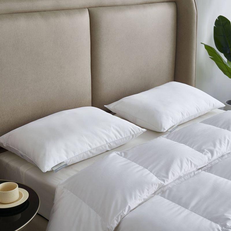 Standard/Queen 2pk Brrr Pro Cooling Down Alternative Medium Firm Bed Pillow - Kathy Ireland Home, 2 of 6