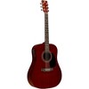 Rogue RA-090 Dreadnought Acoustic-Electric Guitar Mahogany Natural - 3 of 4