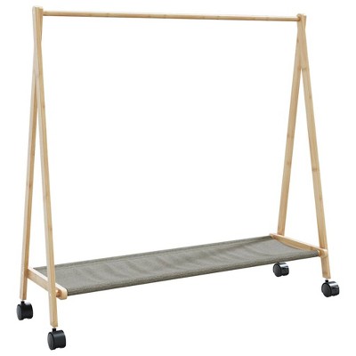 Clothes Rack with Shelves 41.7"x13.4"x40.2"