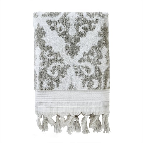 White fringe towels hot sale