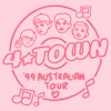 Juniors Womens Turning Red 4*Town '99 Australian Tour Badge T-Shirt - 2 of 4