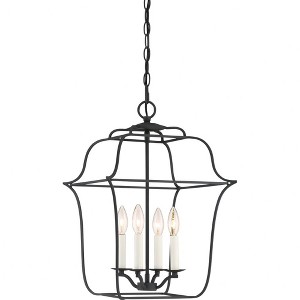 Quoizel Lighting Gallery 4 - Light Chandelier in  Royal Ebony - 1 of 4