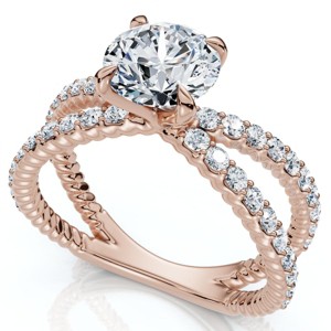 Pompeii3 1.40Ct Tori Diamond Engagement Ring 14k Gold or Platinum Lab Created - 1 of 2