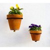Darware 8in Metal Wall Planter Rings 4pk, Wall Mounted Holders for Plant and Flower Pots - 3 of 4