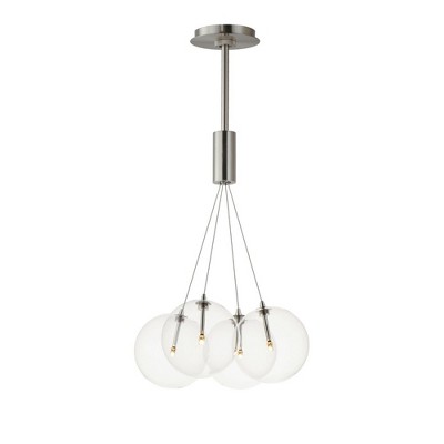 ET2 Lighting Burst 4 - Light Pendant in  Satin Nickel
