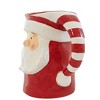 Transpac 7.5 Inch Sweet Santa Pitcher Christmas Party Claus Beverage Pitchers - 2 of 3