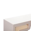 Suzie Cream & Rattan Console Table - 3 of 4
