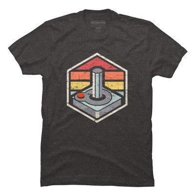 Men's Design By Humans Retro Joystick By artlahdesigns T-Shirt