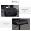 Sapphtopaz 360°Swivel Bar Stools Adjustable Counter Height Barstools with Tufted Back 24.5"-32.75" High Chair Set of 2 for Kitchen Island, Cafe - 4 of 4