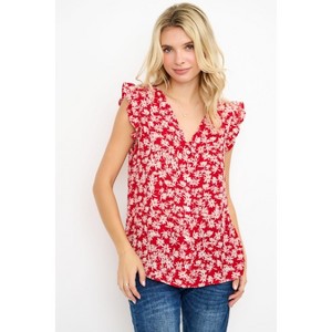 WEST K Women's Cherie Ruffle Sleeve Blouse - 1 of 4