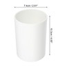 Unique Bargains Bathroom Toothbrush Tumblers PP Cup for Bathroom Kitchen Color White Gray 4.05''x2.91'' 2pcs - 4 of 4