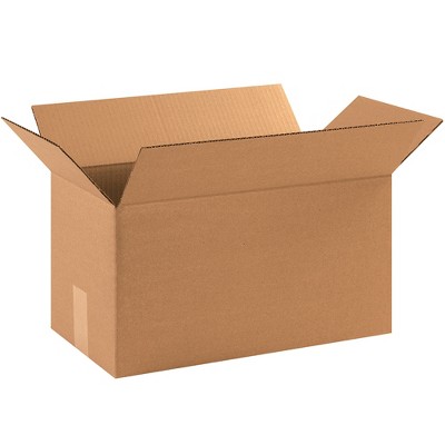 The Packaging Wholesalers Long Corrugated Boxes 17" x 9" x 9" Kraft 25/Bundle BS170909