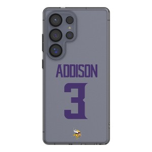 NFL Minnesota Vikings Players Game Tactic Clear Cell Phone Case for Samsung Galaxy - 1 of 4