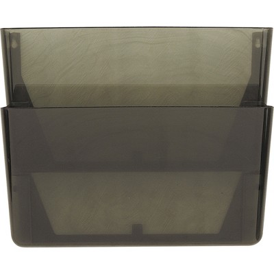 Officemate Wall FIle 13"x4-1/8"x11" Letter 2/BX Smoke 21401