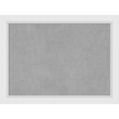 Amanti Art Blanco White Framed Magnetic Board 32 x 24 in.