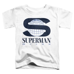 Toddler Boy's Superman 2025 S World Logo T-Shirt - 1 of 3