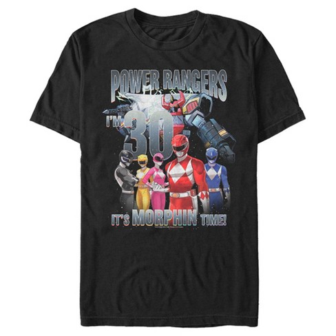 Power Rangers Ranger T-Shirt Print Customized Birthday Boy Classic