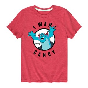 Boys' - Monsters,Inc. - Sulley I Want Candy Vampire Short Sleeve Graphic T-Shirt - 1 of 4