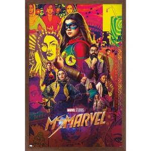 Trends International Marvel Ms. Marvel - One Sheet Framed Wall Poster Prints - 1 of 4