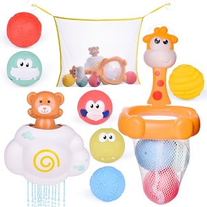 Fun Little Toys 9 PCS Assorted Bath Toys - 1 of 4