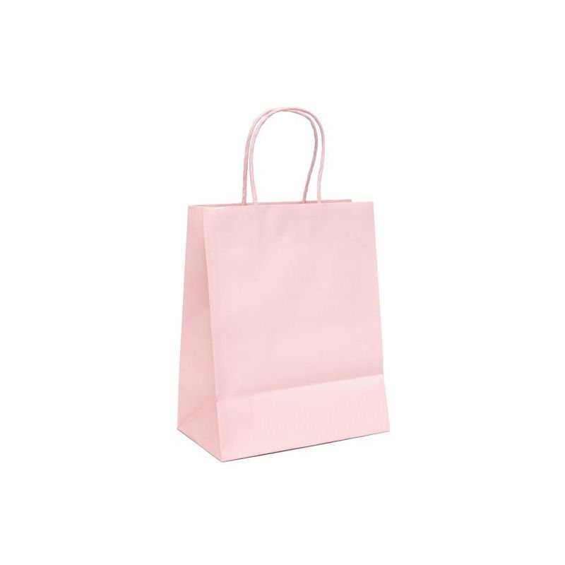 4pk Cub BagPink - Spritz&#8482;: Matte Laminated Favor Bags with Twisted Handles, Forest Stewardship Council Certified, 5 of 6