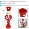 Sunnydaze Alfonso the Noble Large Nutcracker Statue - Red/White - 36" - 2 of 4