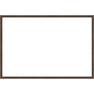 Amanti Art Hardwood Wedge Mocha Framed Dry Erase Magnetic Board - 1 of 4