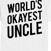 Men's - Instant Message - Worlds Okayest Uncle Short Sleeve Graphic T-Shirt - 2 of 4