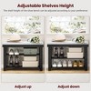 KTMBDW Shoe Rack Bench, 3-Tier Bamboo Shoe Storage Organizer, Entryway Bench, Holds Up to 300 lb, for Entryway Bathroom Bedroom - 4 of 4