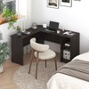 HOMLUX L Shaped Computer Desk 53" Corner Study Writing Desk w/Open Compartment & 2 Cable Management Holes - 2 of 4