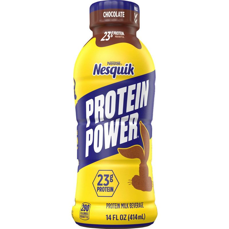 Nesquik Protein Power Chocolate - 14oz​, 1 of 7