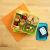 Bentology Snack Buddies - Mini Bento Snack Lunch Box w 4 Portion Control Meal Containers and Lids (Lime) - Great for Holiday & Holiday Travel - image 3 of 3