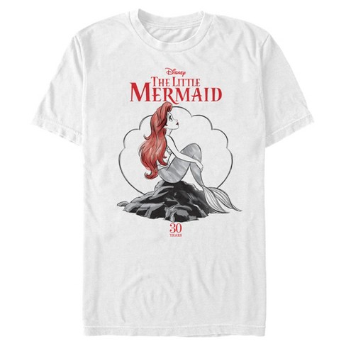 Men's The Little Mermaid Ariel 30 Years Sketch T-Shirt - image 1 of 4