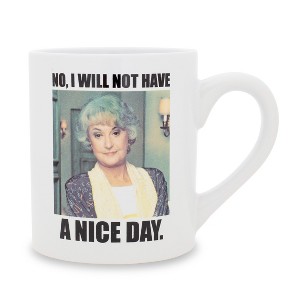 Silver Buffalo The Golden Girls Dorothy "Nice Day" Ceramic Mug | Holds 14 Ounces - 1 of 4