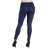 24seven Comfort Apparel Womens Stretch Ankle Length Leggings - 2 of 3