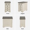Etelifrank Modern Solid Wood 2-Drawer End Table - 4 of 4
