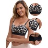 INSPIRE CHIC Women's Strapless Non Slip Wirefree Tube Sweetheart Neck Push-Up Cute Padded Convertible Bandeau Bras - 3 of 4