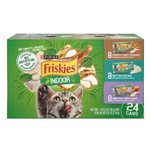 Friskies Casserole Saucy Homestyle Turkey and Seafood Flavor Wet Cat Food - 8.25lb/24ct - 1 of 1