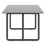 NicBex 39.37 Inch Rectangle Coffee Table with Tempered Glass Tabletop,Side Center Table for Living Room - 4 of 4